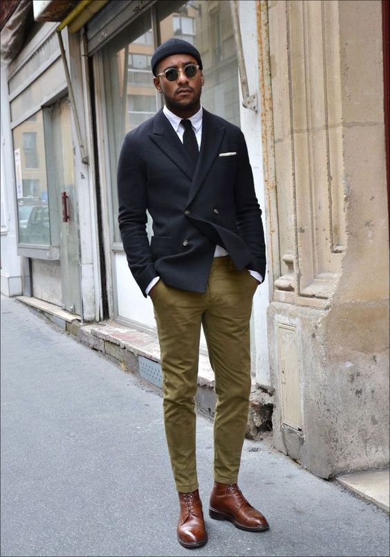 Calça online verde escuro